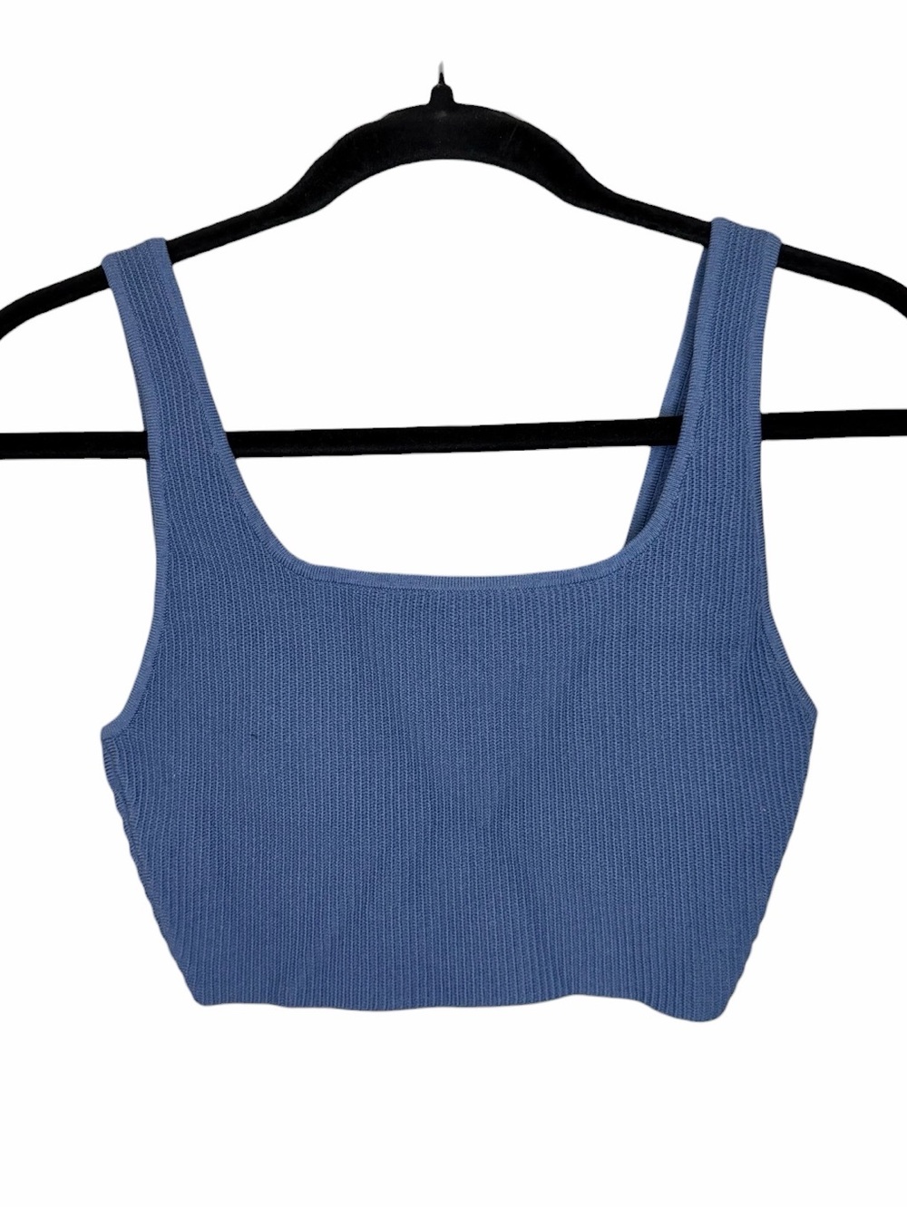 Aritzia Babaton Sculpt Knit Squareneck Cropped Tank - Size Small